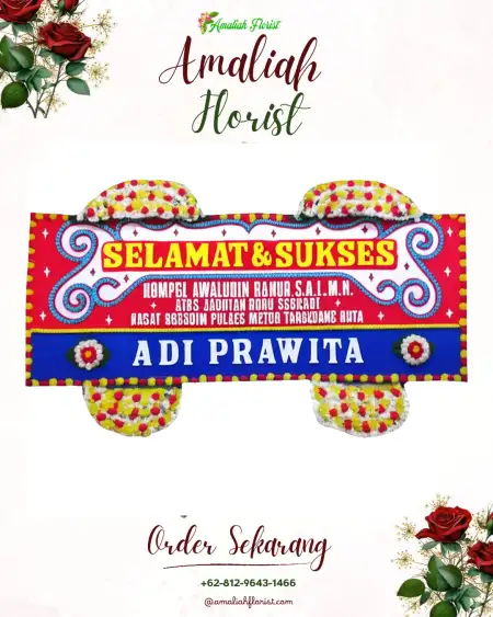 Papan Bunga Ucapan Selamat Kabonganlor